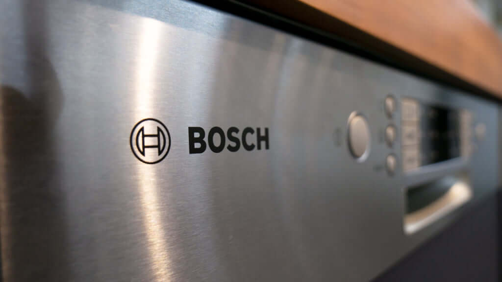 食洗機に描かれたBOSCHのロゴ